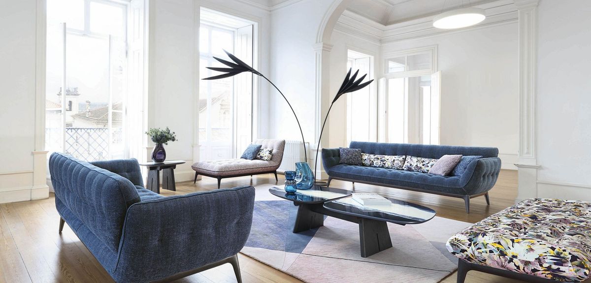 roche-bobois FLOU ebony floor lamp